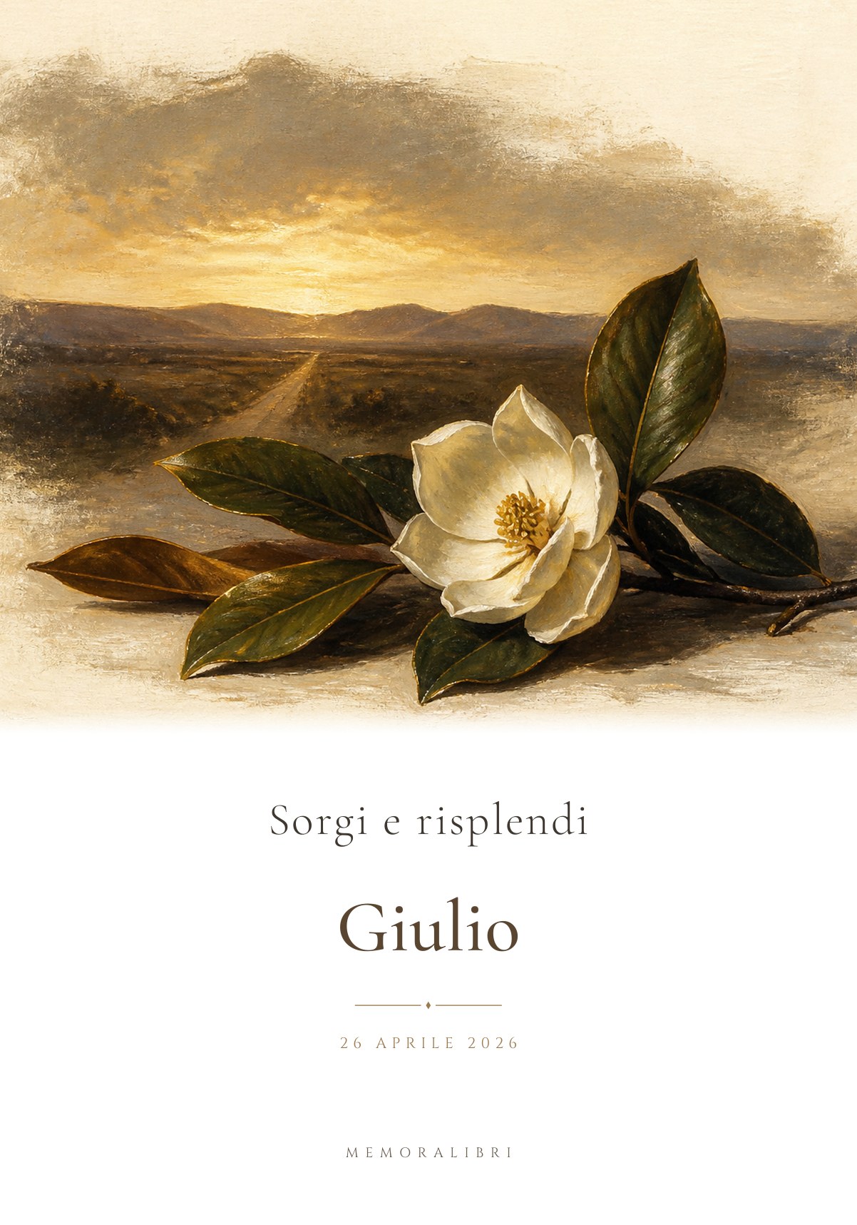Sorgi e risplendi